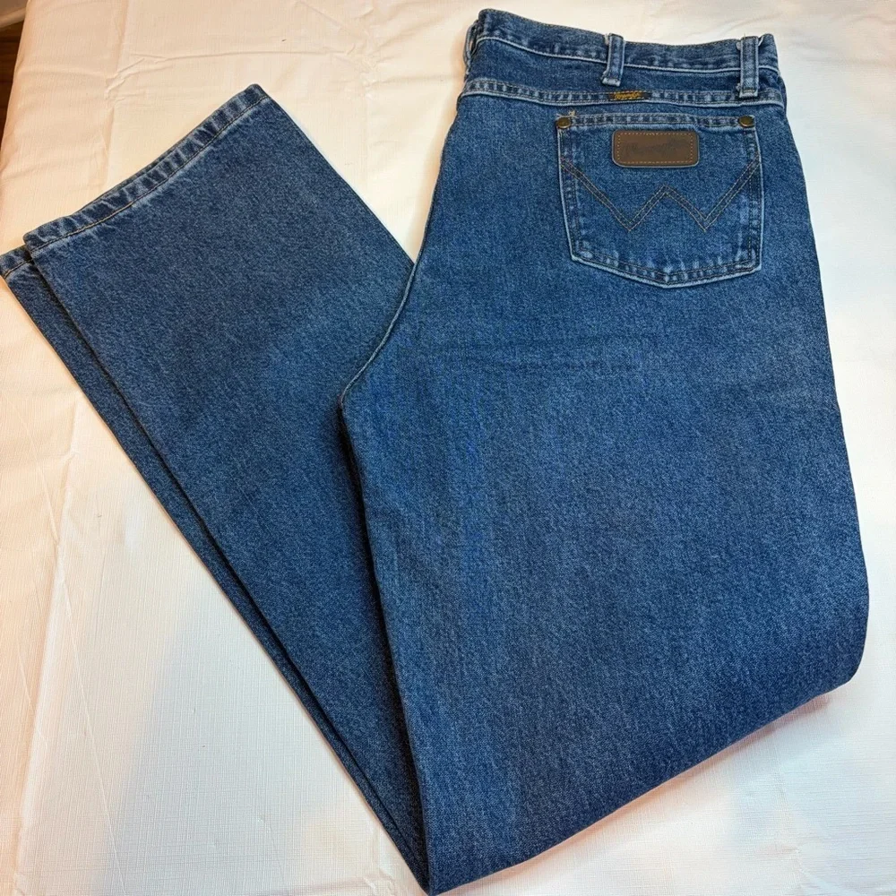 Wrangler Men's Denim Jeans WITH PATCH 38x34